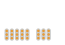 New Multiplication Cards SET 1: Tables of 2, 3, 4 and 5.