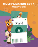 New Multiplication Cards SET 1: Tables of 2, 3, 4 and 5.