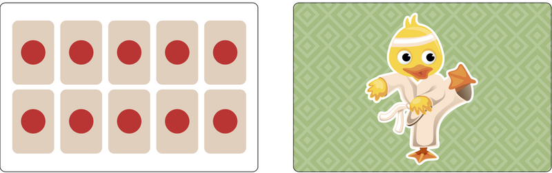 Fact Fluency Cards: Visualizing to 20. Small size.